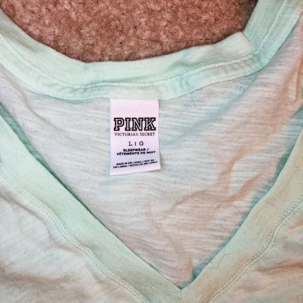 NEON GREEN •PINK• V-NECK TEE